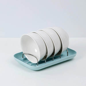 Escurridor de <span class=keywords><strong>platos</strong></span> de cocina, <span class=keywords><strong>estante</strong></span> de secado, <span class=keywords><strong>platos</strong></span> y palillos, cuenco de drenaje, estantes de cubiertos escandinavos, organizador de <span class=keywords><strong>platos</strong></span> - Product Image 5