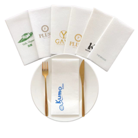 Offre Spéciale Serviette Airlaid Serviettes Personnalisées Avec Logo Serviettes De Dîner Papier De Soie