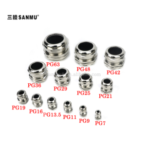 PG loạt kim loại kết nối không thấm nước cố định con dấu <span class=keywords><strong>PG7</strong></span> PG9 PG11 pg13.5 pg16 pg19 pg21 PG25 pg29 pg36 pg42 pg48 pg63 - Product Image 1