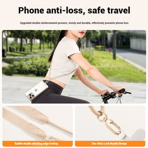 Sangle de téléphone réglable et large, bandoulière pour <span class=keywords><strong>iPhone</strong></span> et appareil photo, <span class=keywords><strong>cordon</strong></span> de transport anti-perte pour l'extérieur - Product Image 5