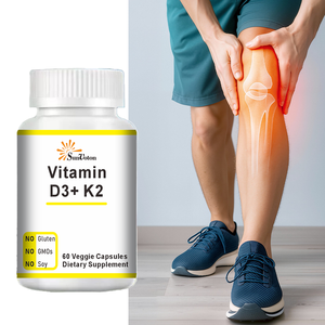 Descuento por Compras al por Mayor Cápsulas de Vitamina D3 + K2 para Adultos (60 Cápsulas/Botella) para la Salud Ósea, la Salud del Corazón y la Función Inmunológica - Product Image 1