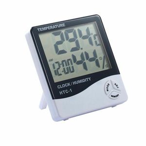 Nhiệt kế ẩm kế nhiệt độ độ ẩm mét với kỹ thuật số LCD đồng hồ - Product Image 2