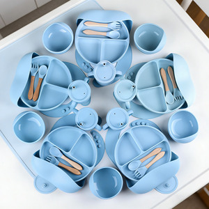 Juego <span class=keywords><strong>de</strong></span> Vajilla <span class=keywords><strong>de</strong></span> Silicona Personalizado a Precio <span class=keywords><strong>de</strong></span> Mayoreo, Libre <span class=keywords><strong>de</strong></span> BPA, Baberos <span class=keywords><strong>para</strong></span> Bebé, Plato con Succión, Juego <span class=keywords><strong>de</strong></span> Alimentación <span class=keywords><strong>de</strong></span> Silicona Reutilizable <span class=keywords><strong>para</strong></span> Bebé - Product Image 3