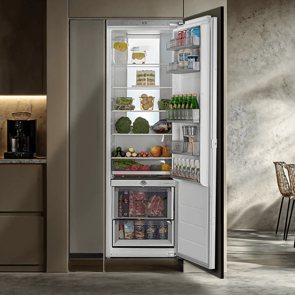 Artaus Z600 Large Double Door Refrigerator with Bottom-freezer Built in Refrigerator Column Fridge