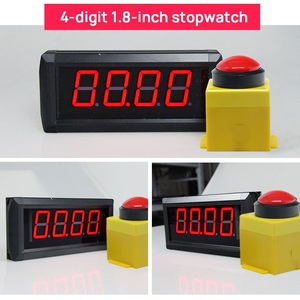 Juego de Desafío de Suerte Popular para Fiesta Familiar, Temporizador de 10 Segundos, <span class=keywords><strong>Reloj</strong></span> de Reacción Digital LED Rojo de 10s con Botón de Inicio/Parada - Product Image 6
