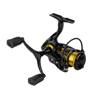 Carrete de Pesca Giratorio FM1000 de Metal con Doble Manivela, Ligero, con Rodamientos de Acero Inoxidable, para Uso con Mano Derecha - Product Image 5