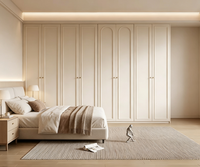 Vente directe usine : Grande armoire en bois pour chambre à coucher, meuble coiffeuse ouverte, armoire portable économique, MDF