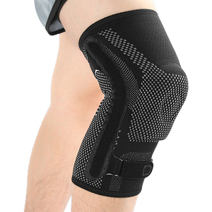 Genouillère de protection professionnelle en nylon respirant et léger avec cordon de serrage pour hommes, idéale pour la course et l'alpinisme (soutien du ménisque et de la rotule) - Product Image 6