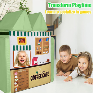 โซฟาคาเฟ่สำหรับเด็กพร้อมเบาะรองนั่ง สำหรับเล่นสนุกทั้งในบ้านและนอกบ้าน เหมาะสำหรับเด็กอายุ 2-4 ปี ของเล่นเฟอร์นิเจอร์สำหรับเด็กทั้งชายและหญิง - Product Image 3