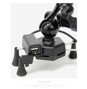 2023 nouveauté réglable miroir arrière 360 degrés guidon montage téléphone portable <span class=keywords><strong>Quad</strong></span> serrure moto support pour téléphone - Product Image 4