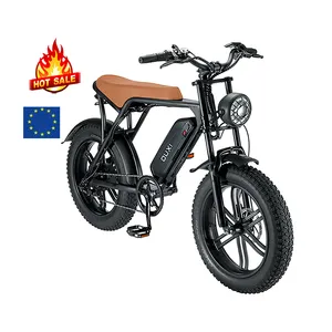 Bicicleta eléctrica OUXI V8 China, batería de litio 18650 barata, cuadro de bicicleta eléctrica, bicicleta eléctrica de suspensión completa, bicicleta eléctrica de 20 pulgadas