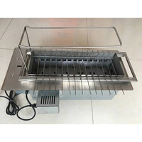 Machine à kebab commerciale, gril au charbon de bois, style coréen, rotation automatique, léger, sans fumée, facile à nettoyer, gril moderne minimaliste