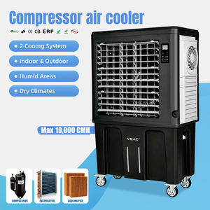 El primer aire acondicionado evaporativo patentado del mundo, ventilador enfriador del desierto del pantano, Enfriador de aire industrial portátil con 2 sistemas de enfriamiento - Product Image 1