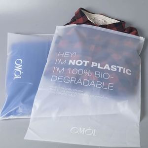 Bolsa de Plástico con Cierre Hermético y Logotipo Personalizado, Impresión de Alta Calidad, para Empacar Ropa, Bolsa con Cierre de Cremallera - Product Image 3