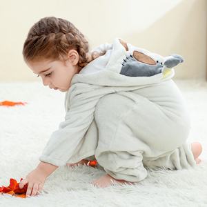 Michley Halloween strisciante per bambini edizione limitata grigio Ghost Design autunno flanella bidirezionale chiusura con cerniera Unisex navi 48 - Product Image 5