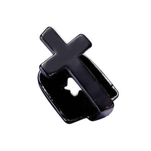 Vente flash Nouveau Grillz dentaire en <span class=keywords><strong>or</strong></span> à une seule croix pour <span class=keywords><strong>rappeur</strong></span>, pièce unique, dropshipping - Product Image 3