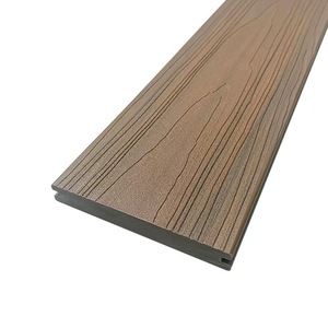 <span class=keywords><strong>EcoHome</strong></span> Revêtement de terrasse en WPC écologique - Ignifuge, à emboîtement double, pour parcs, piscines, jardins |   Design moderne en grain de bois 3D - Product Image 3