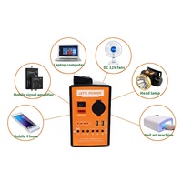Kit pencahayaan tenaga surya kualitas tinggi, 12V 120W, pemantik rokok, catu daya darurat portabel, sistem pencahayaan tenaga surya untuk berkemah