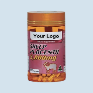 Compléments alimentaires OEM, <span class=keywords><strong>capsules</strong></span> de placenta de mouton pour les soins de la peau - Product Image 1