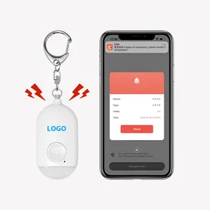 緊急SOS攻撃防止アラームUSB充電式自己防衛アラーム130DbTuyaスマートBluetoothパーソナルセーフティアラーム