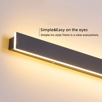 Bande lumineuse Led imperméable en aluminium, 2 mètres, pour l'intérieur ou l'extérieur, lumière blanche chaude, idéal pour un hôtel