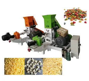 Kleine automatische Mais-Puff-Reis-Herstellungsmaschine für gepuffte Snacks Getreide knusprige Snack-Extrudermaschine