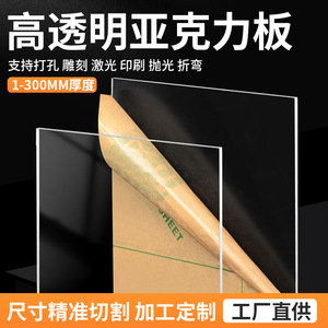 Plaque acrylique Longzhi PMMA-02 haute transparence, personnalisable pour gravure laser, épaisseur 1-300 mm - Product Image 4