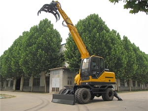 Sinomach GHT160W 14 Ton Hydraulic Small Wheel Excavator New Condition Cummins Engine Motor Pump <b>Earth</b> <b>Moving</b> <b>Machine</b> for Sale - Product Image 4