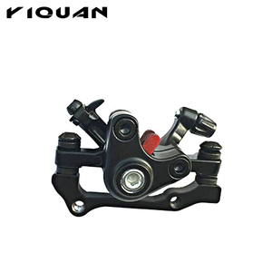Frein à disque en alliage d'<span class=keywords><strong>aluminium</strong></span> noir pour vélo de montagne et de route MTB Freins à disque à étrier mécanique pour vélo Double frein - Product Image 5