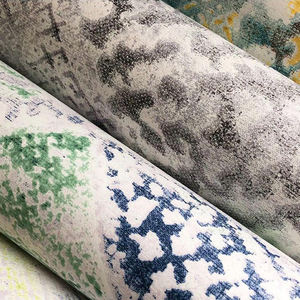 호텔 응용 프로그램을위한 현대적인 디자인 추상적이고 개인화 된 풍부한 색상 부직포 벽지 - Product Image 4