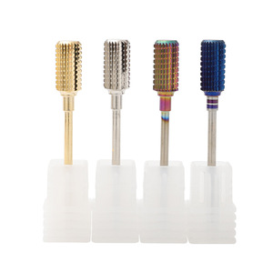Owen <b>Brush</b> Alloy A06 Straight Tooth Stepped Coating Dental Grinder Head 6.3mm Cylinder Electric <b>Power</b> OEM Manufacturer - Product Image 4