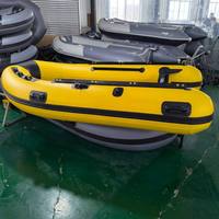 Bateaux de sauvetage gonflables en PVC Hypalon homologués CE, vente en gros d'usine, équipement marin avec moteur hors-bord pour la pêche en mer et le sauvetage