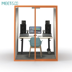 Cabine de bureau portable écologique insonorisée pour une intimité silencieuse, idéale pour une utilisation en extérieur (villa, hôtel, hôpital, école, centre commercial) - Product Image 5