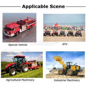 Rotating Flashing <b>Light</b> Amber Tractor Warning Beacon Pole Mount Bracket <b>Light</b> <b>Accessories</b> - Product Image 3