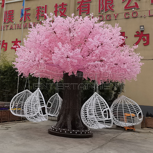 Hermoso y popular Columpio de árbol eléctrico Rosa popular, entretenimiento para niños, paseo en silla voladora de lujo a la venta - Product Image 2