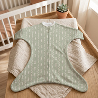 Saco de Dormir para Bebé 1.0 Tog Original 100% Algodón Ecológico Transpirable Cortavientos Antibacteriano - Saco de Dormir - Portátil