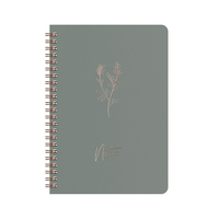 Carnet de notes en papier offset format A5, imperméable, résistant aux déchirures, reliure spirale, feuilles personnalisées, impression promotionnelle CMYK/Pantone, logo