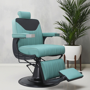 Fauteuil de Barbier Haut de Gamme pour Salon de Coiffure, Chaise de Coiffage et de Rasage Moderne de Luxe Robuste pour Hommes RC-94 - Product Image 1