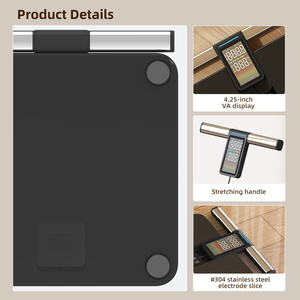 Esclusiva tecnologia digitale per bagno con scala di bioimpedenza OEM/ODM analizzatore di composizione corporea batteria in vetro misura il grasso corporeo WiFi - Product Image 3