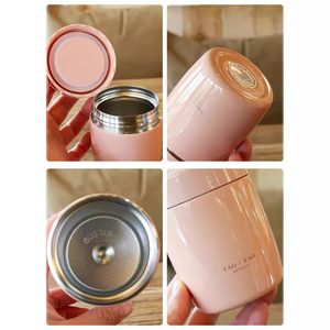 Personalizado 260Ml Doble Pared de acero inoxidable Niños Tazas aisladas Frasco de comida al vacío estofado - Product Image 6
