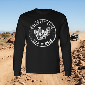 T-shirt à manches longues Rollover Club UTV unisexe à col rond pour adulte, vêtements de conduite tout-terrain - Product Image 3