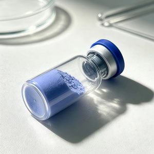 Mejor Precio CAS 49557-75-7 Polvo Liofilizado de Grado Cosmético Alta Pureza 99% GHK-Cu Polvo Azul de Cobre OEM Marca Privada - Product Image 6