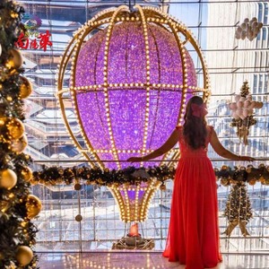 ไฟประดับคริสต์มาส NYD แบบ LED โคมไฟรูปมังกรสั่งทำได้ ขนาด 100 ซม. สำหรับใช้ในห้างสรรพสินค้า ทั้งภายในและภายนอกอาคาร - Product Image 6