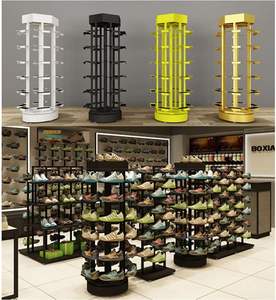 Mingtang Sneaker Shop Tienda minorista Zapatero giratorio Soporte de exhibición para tienda minorista - Product Image 6