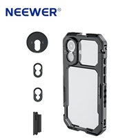 NEEWER Cage pour téléphone compatible avec iPhone 17 Pro MAX, Rig vidéo à dégagement rapide, Stabilisateur, Accessoires avec anneau de filtre 67mm