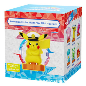 Figurine Pokémon authentique <span class=keywords><strong>de</strong></span> la série multi-joueurs Fun, boîte mystère, Captain <span class=keywords><strong>Pikachu</strong></span>, petits ornements <span class=keywords><strong>de</strong></span> bureau, jouets et objets <span class=keywords><strong>de</strong></span> collection tendance - Product Image 6