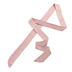 Tùy chỉnh thương hiệu của riêng bạn satin Skinny khăn in lụa hẹp Tie bọc cho Womens cổ tóc cổ tay - Product Image 2