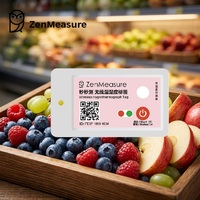 ZenMeasure BLE Moniteur de Chaîne du Froid Étanche IP67 Suivi en Temps Réel de Température et d'Humidité pour Aliments Frais Capteur de Température