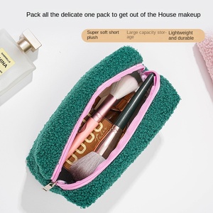 Trousse à crayons de voyage décontractée ultra-légère sans fermeture, trousse à cosmétiques, mignonne, haute valeur chromatique, grande capacité, pour filles du collège - Product Image 3