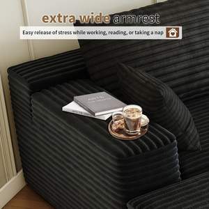 Sofá Seccional en Forma de L de 107 Pulgadas, Estilo Nube, con Chaise Longue, Muebles Minimalistas para Sala de Estar, Venta al Por Mayor - Product Image 5